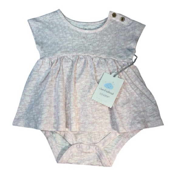 Cloud Island Light Pink Baby Dress - Picture 2 of 4